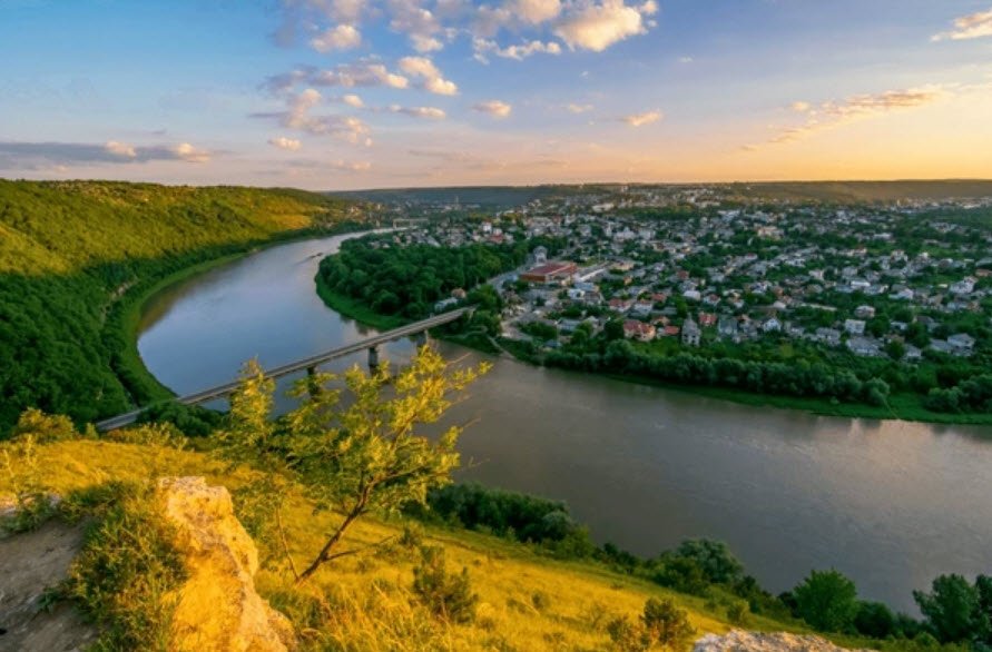 Canyon of Dniester River, Chernivtsi Oblast, Ukraine